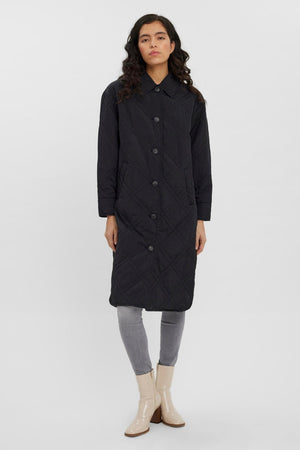 Ambere Merson Long Coat - Sort