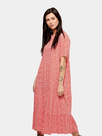 Anna midi kjole - Rød - Amis de Copenhague - Rød 5