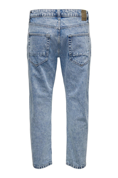 Avi Beam Jeans - Blue Denim - Only & Sons - Blå 2