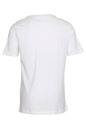 Basic V-neck t-shirt  - Hvid