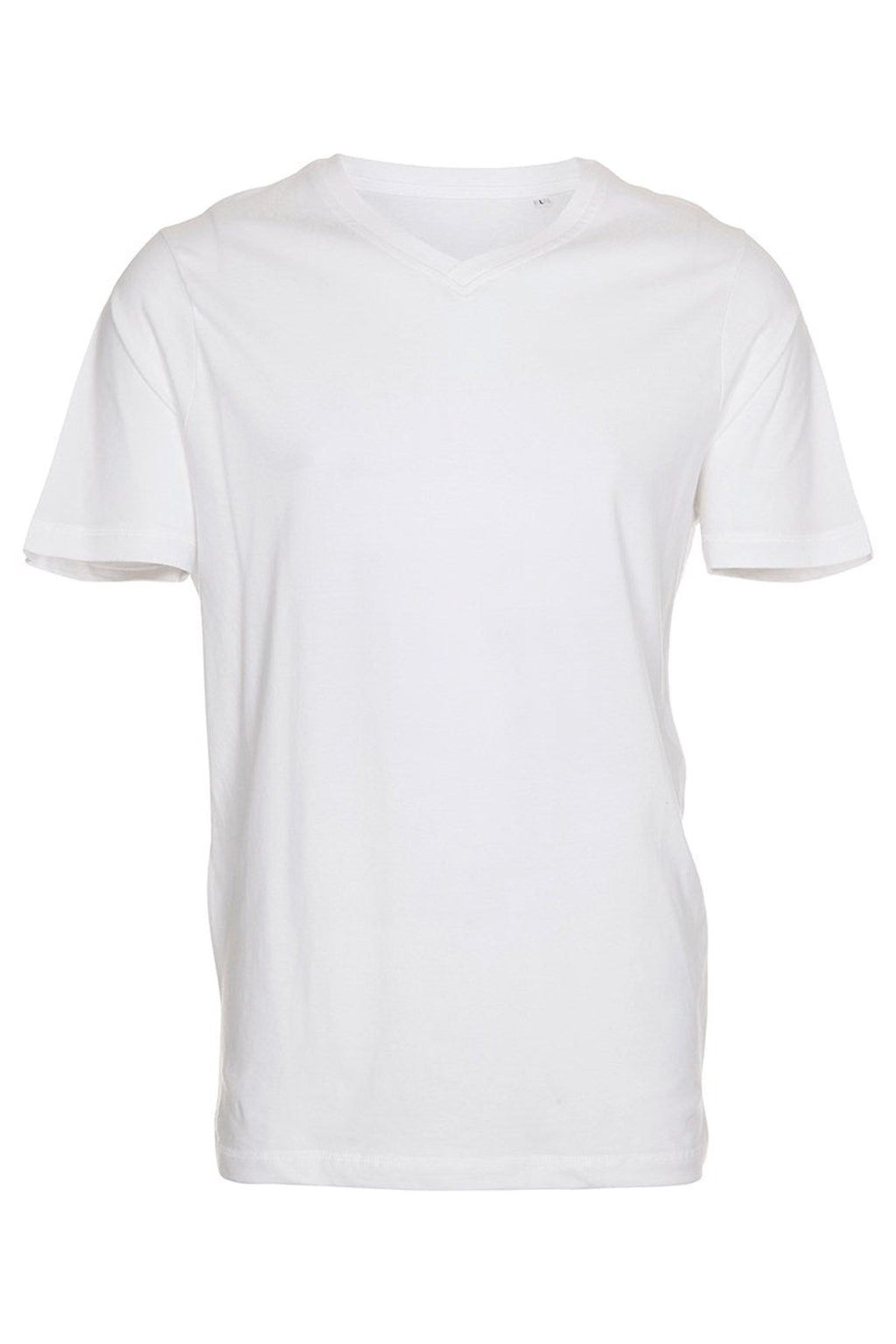 Basic V-neck t-shirt  - Hvid