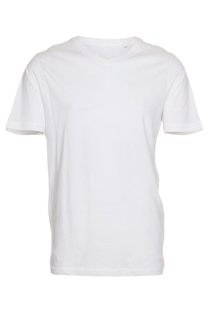 Basic V-neck t-shirt  - Hvid