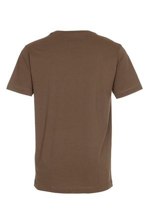 Basic V-neck t-shirt - Oliven