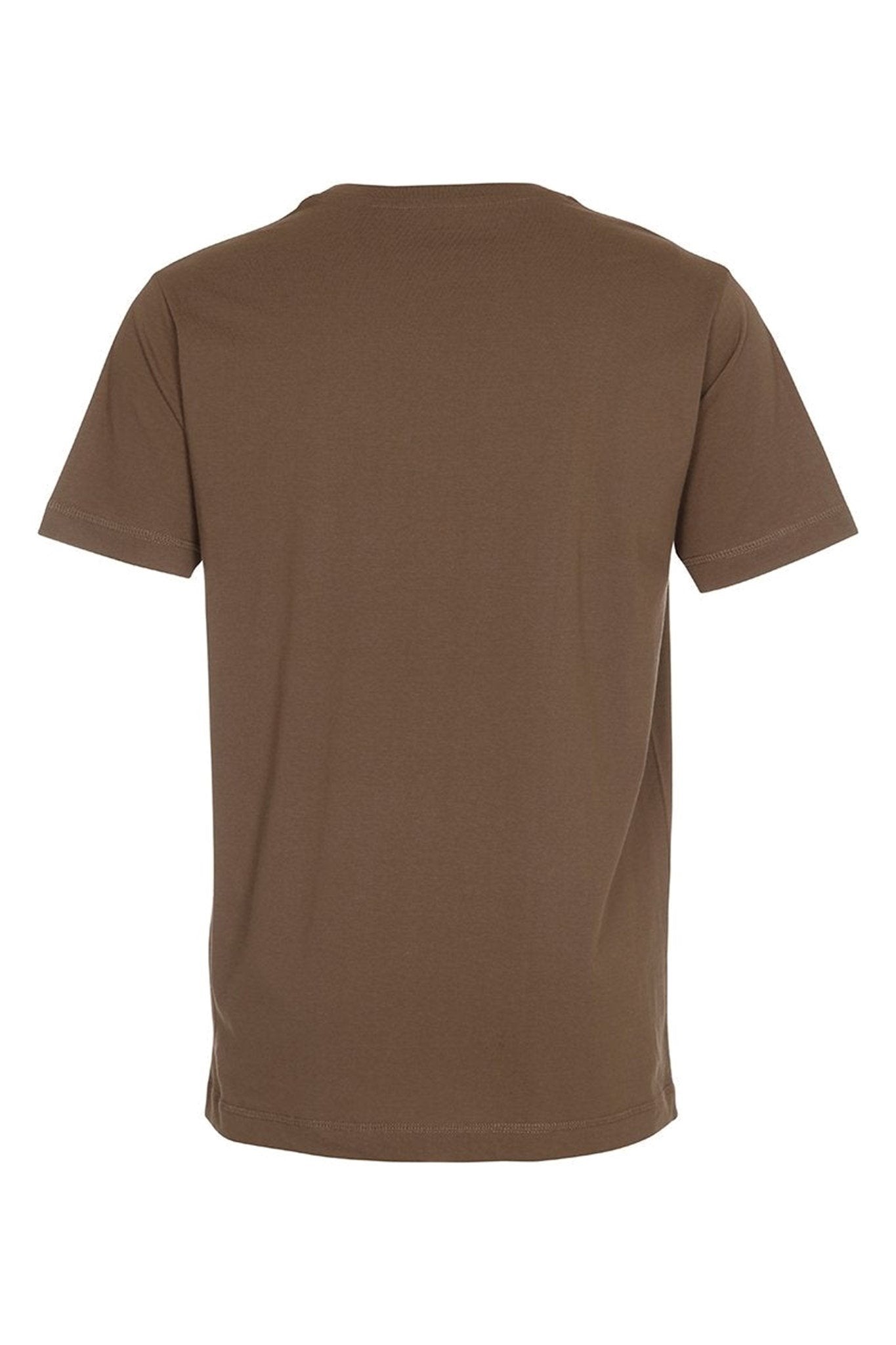 Basic Vneck t-shirt - Oliven - TeeShoppen - Grøn 4