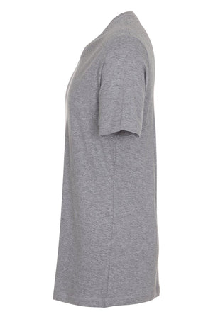 Basic V-neck t-shirt - Oxford Grå
