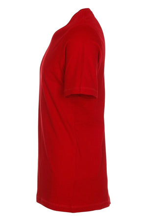 Basic V-neck t-shirt - Rød