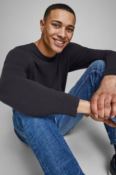 Basic knit v-neck - Sort - Jack & Jones - Sort 4