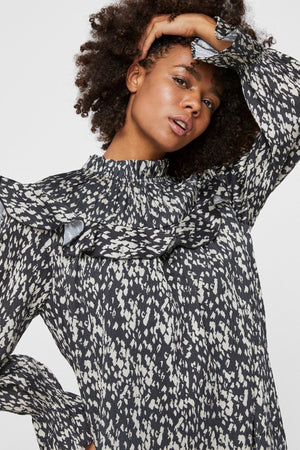 Becky kort kjole - Sort