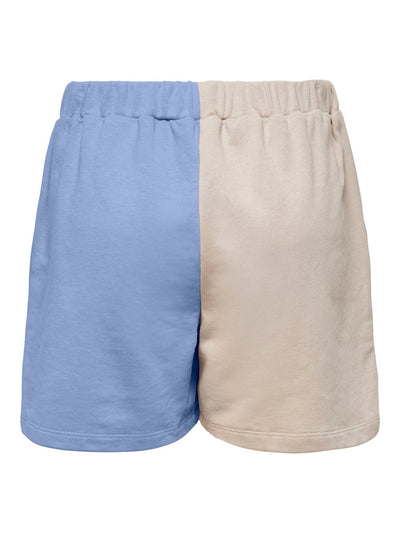Mera Color Blocks Shorts - Sand/Blå - Jacqueline de Yong - Sand/Beige 2