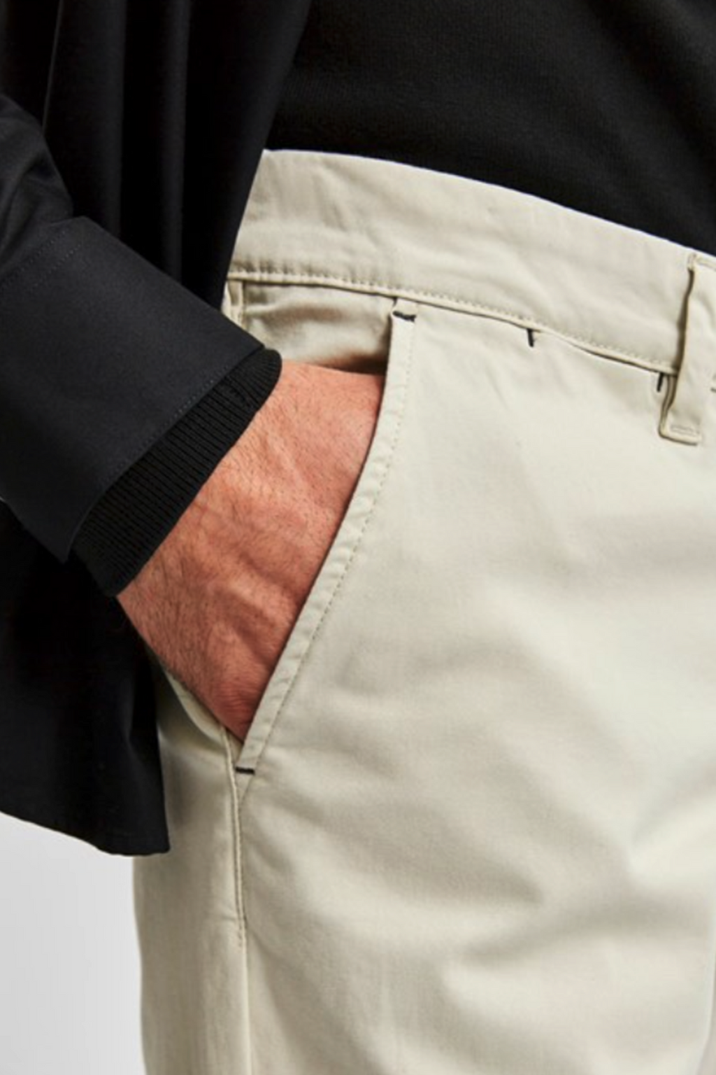 Miles Flex chino pant - Moonstruck (økologisk bomuld)