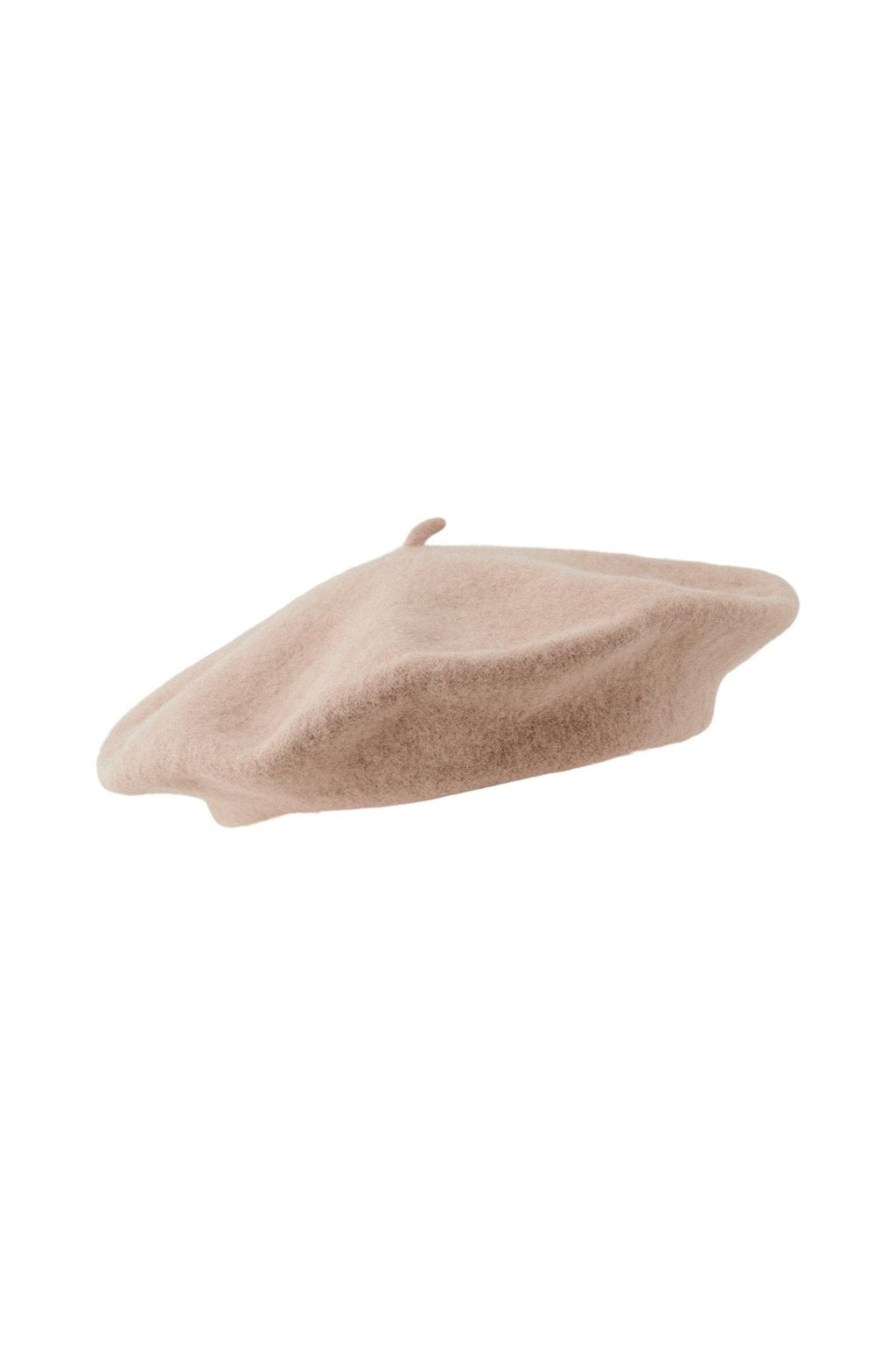 Fransk Uld Beret - Silver Mink