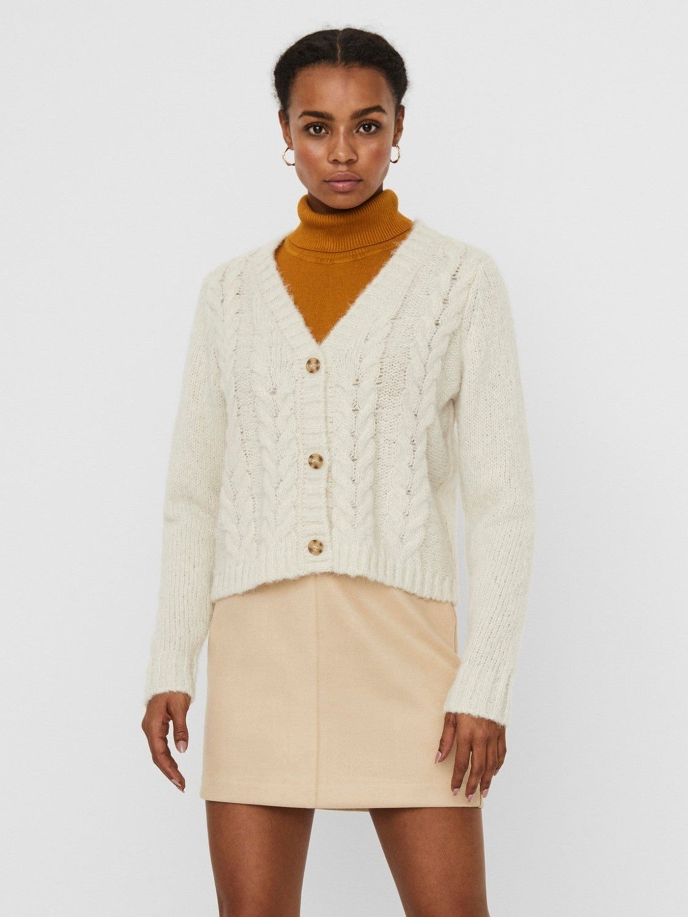 Wine Cardigan - Birch - Vero Moda - Sand/Beige