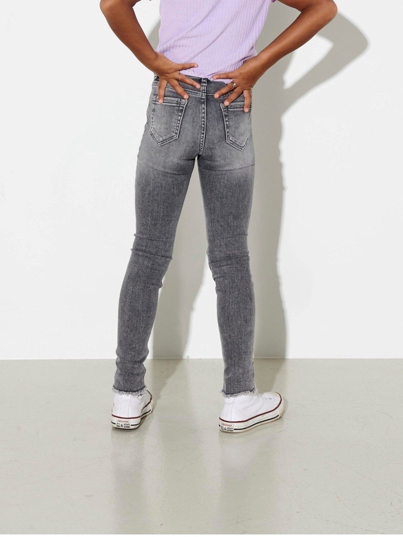 Blush Skinny Jeans - Grå Denim - Kids Only - Grå 3