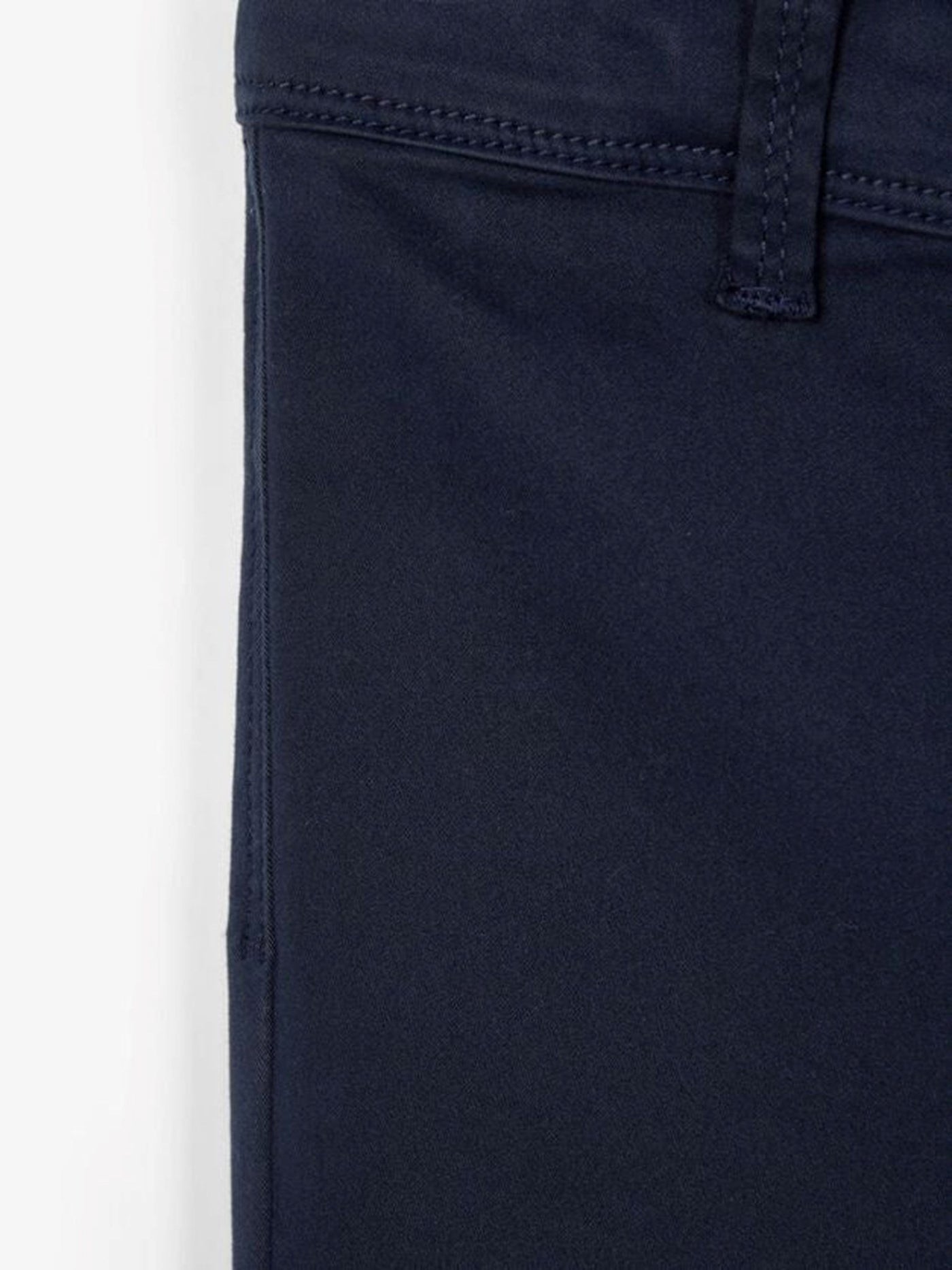 Bomulds Twill Leggings - Dark Sapphire - Name It - Blå 6