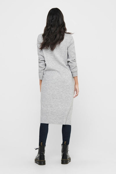 Brandie Roll Neck Dress - Lys Grå Melange - ONLY - Grå 2