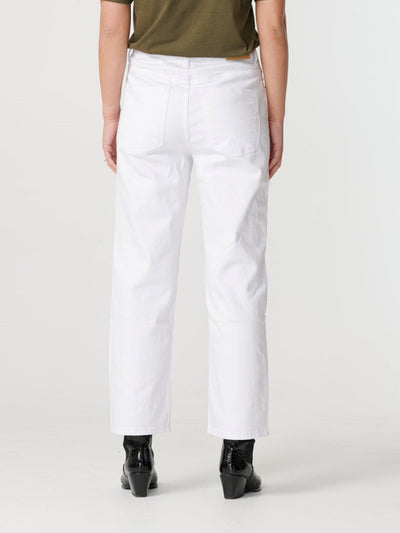 Brede high waist jeans - Hvid - ONLY - Hvid 2