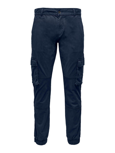 Cam Stage Cargo Pants - Dress Blues - Only & Sons - Blå