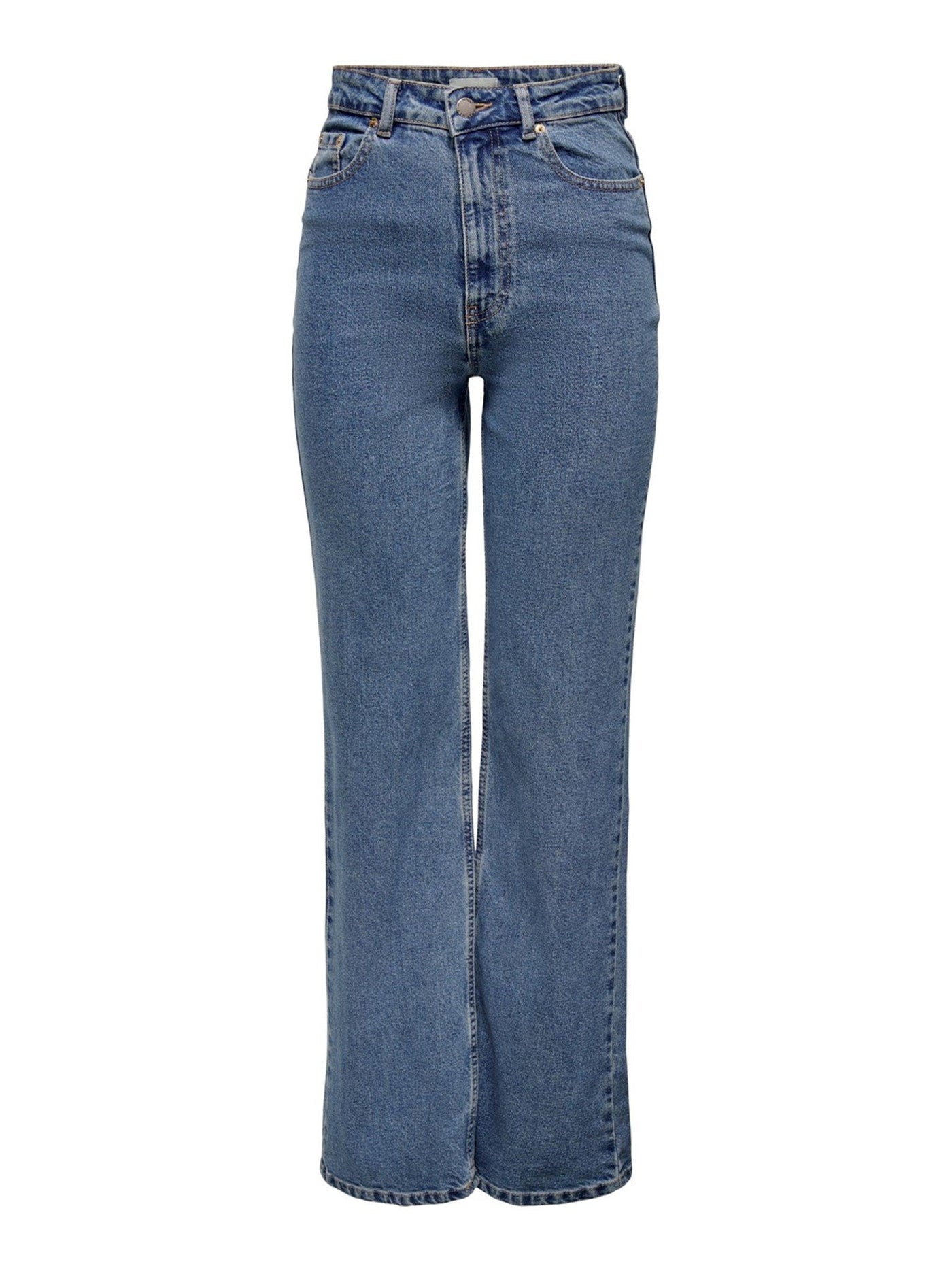Camille Wide Leg Jeans - Blue Denim - ONLY - Blå 2