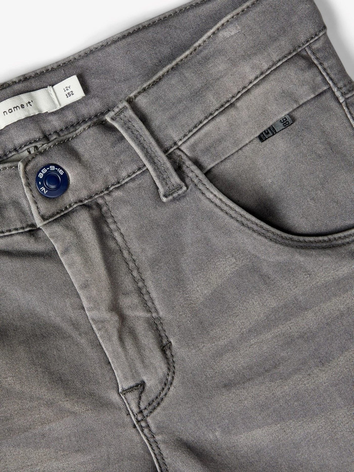 Clas Stretch Jeans dreng (mini + kids) - Grå denim - Name It - Grå 2