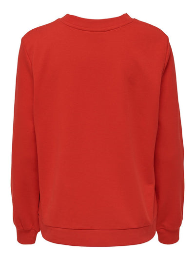 Colour Reg Sweater - Rød - ONLY - Rød 3