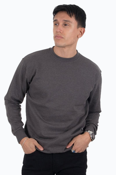 Crewneck trøje - Mørke grå - TeeShoppen - Grå