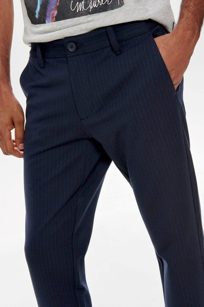 Mark Stribet Bukser - Rosin/Dark Navy - Only & Sons - Blå 2