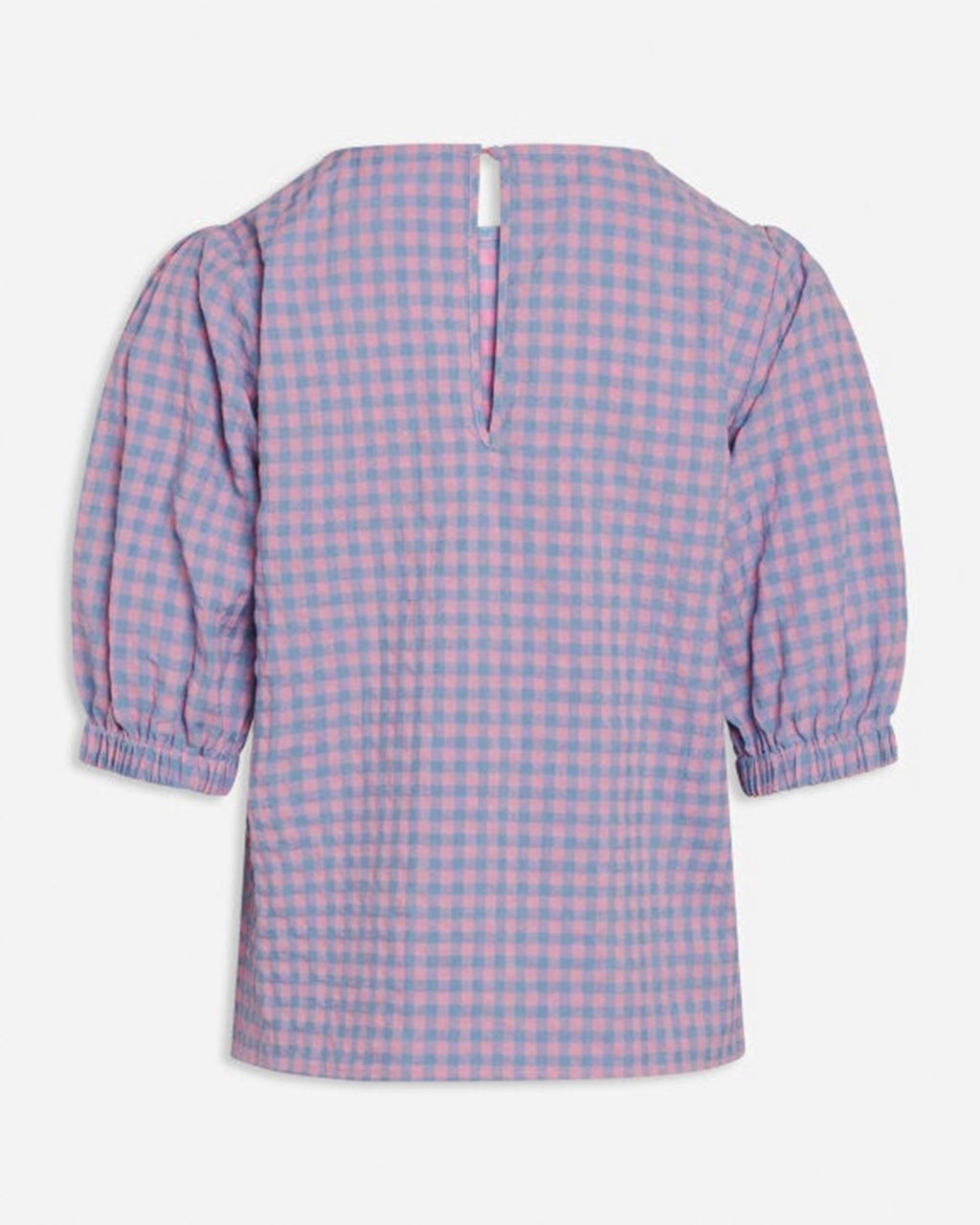 Ecca kortærmet top - Lyseblå