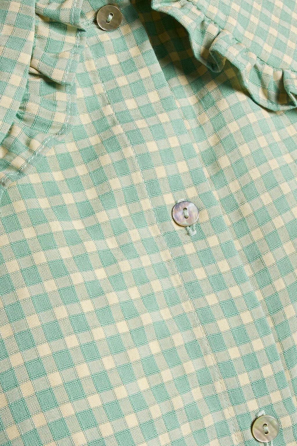 Efa skjortekjole - Grøn