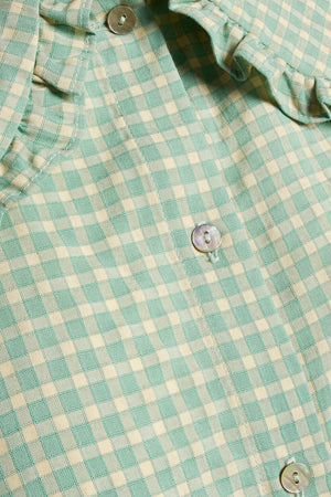 Efa skjortekjole - Grøn