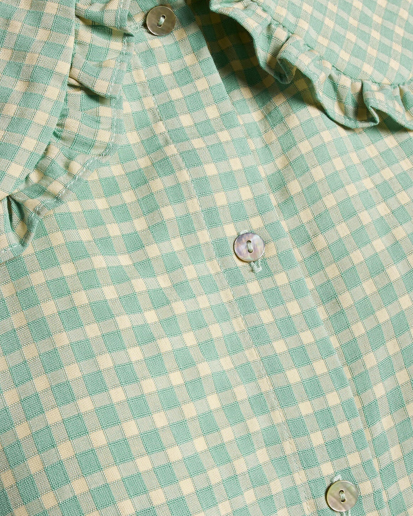 Efa skjortekjole - Grøn - Sisters Point - Grøn 3