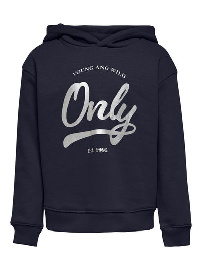 Every Life Logo Hoodie - Night Sky - Kids Only - Blå