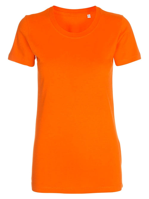 Fitted t-shirt - Orange - TeeShoppen - Orange