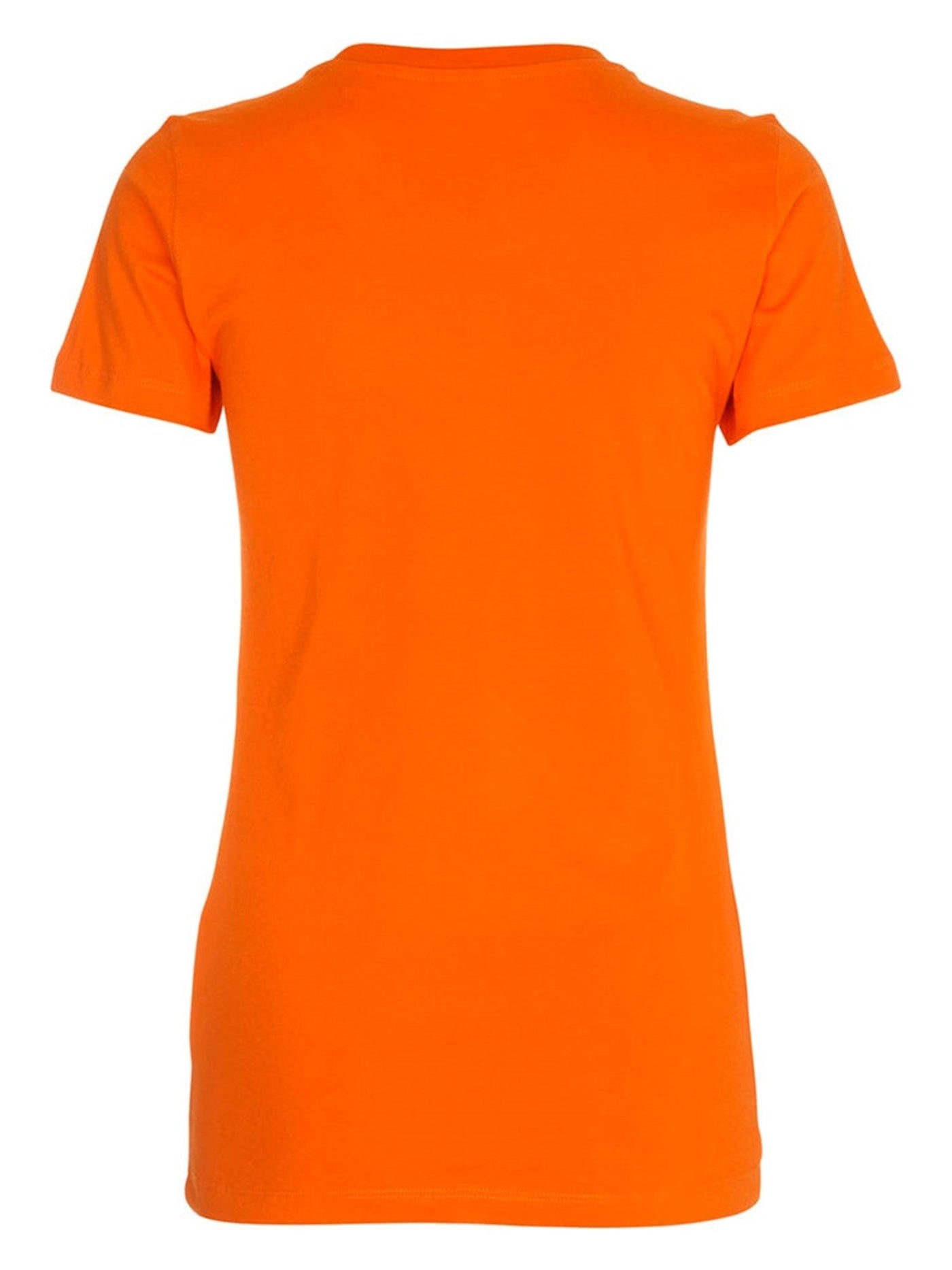 Fitted t-shirt - Orange - TeeShoppen - Orange 3