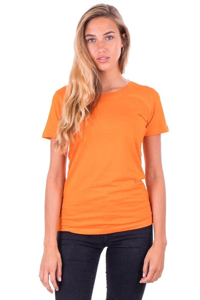 Fitted t-shirt - Orange - TeeShoppen - Orange