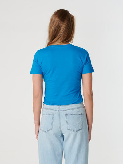 Fitted t-shirt - TeeShoppen - Blå 3