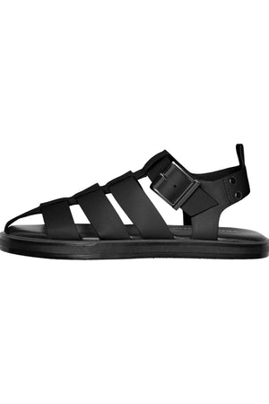 Gitta Læder Sandal - Sort