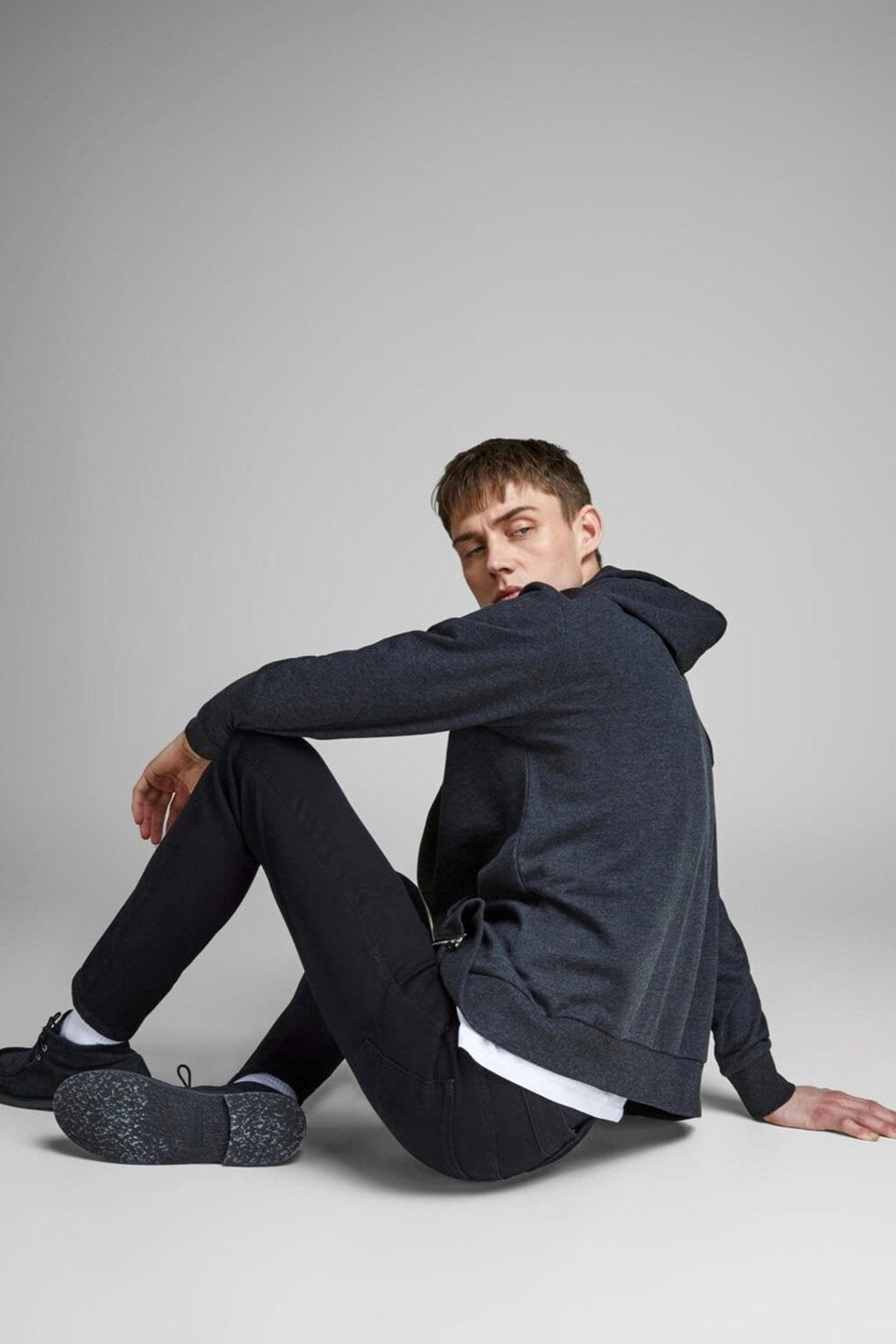 Glenn Stretch Jeans - Sort (Slim fit)