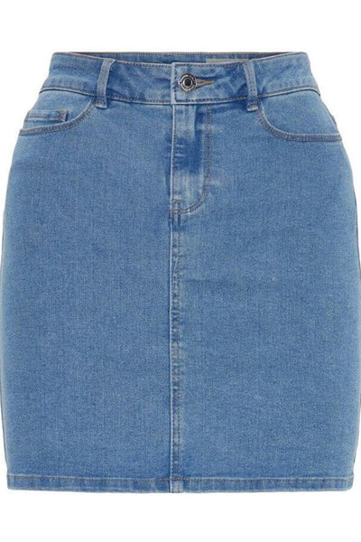 Hot Seven Nederdel - Lys Blå Denim - Vero Moda - Blå 2