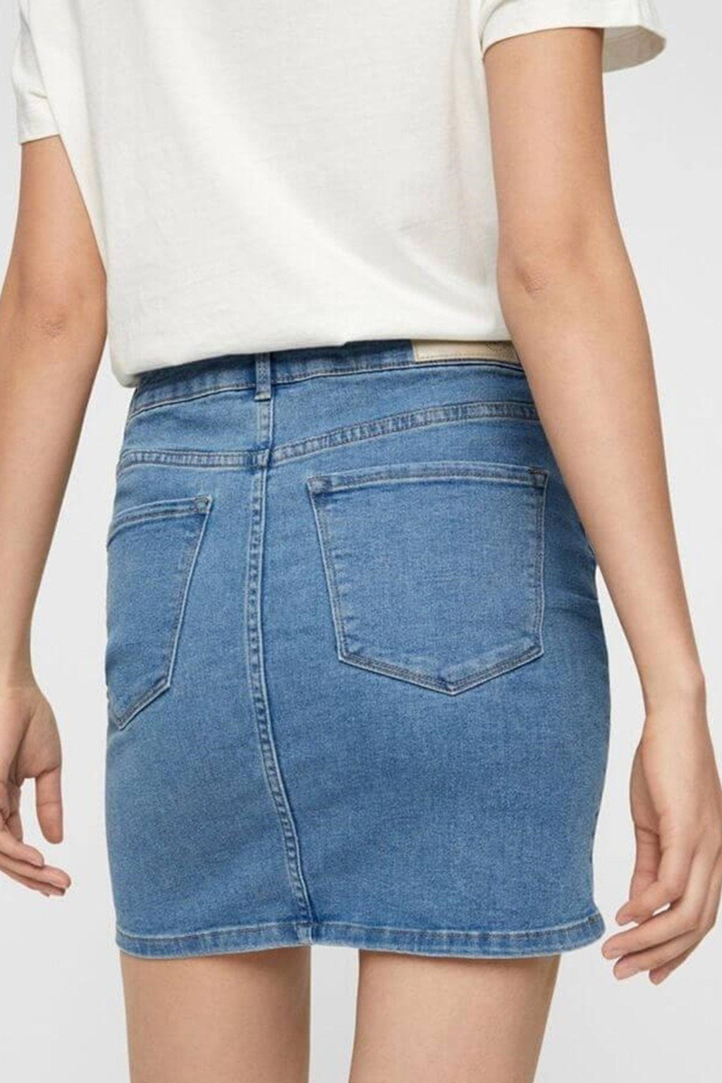 Hot Seven Nederdel - Lys Blå Denim