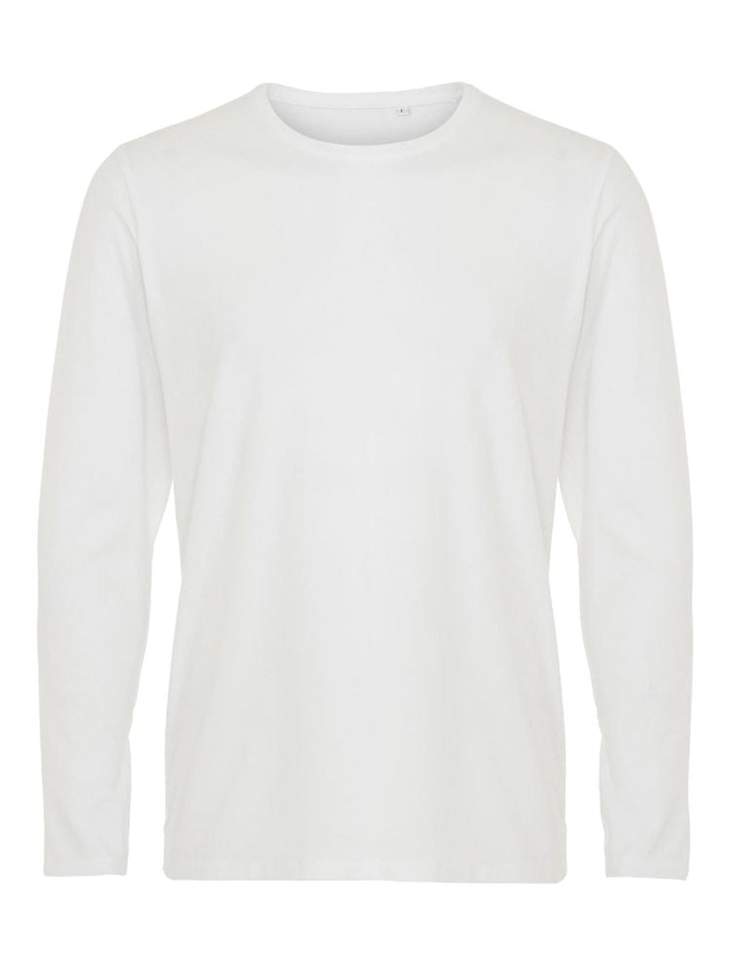 Langærmet Muscle T-shirt - Hvid