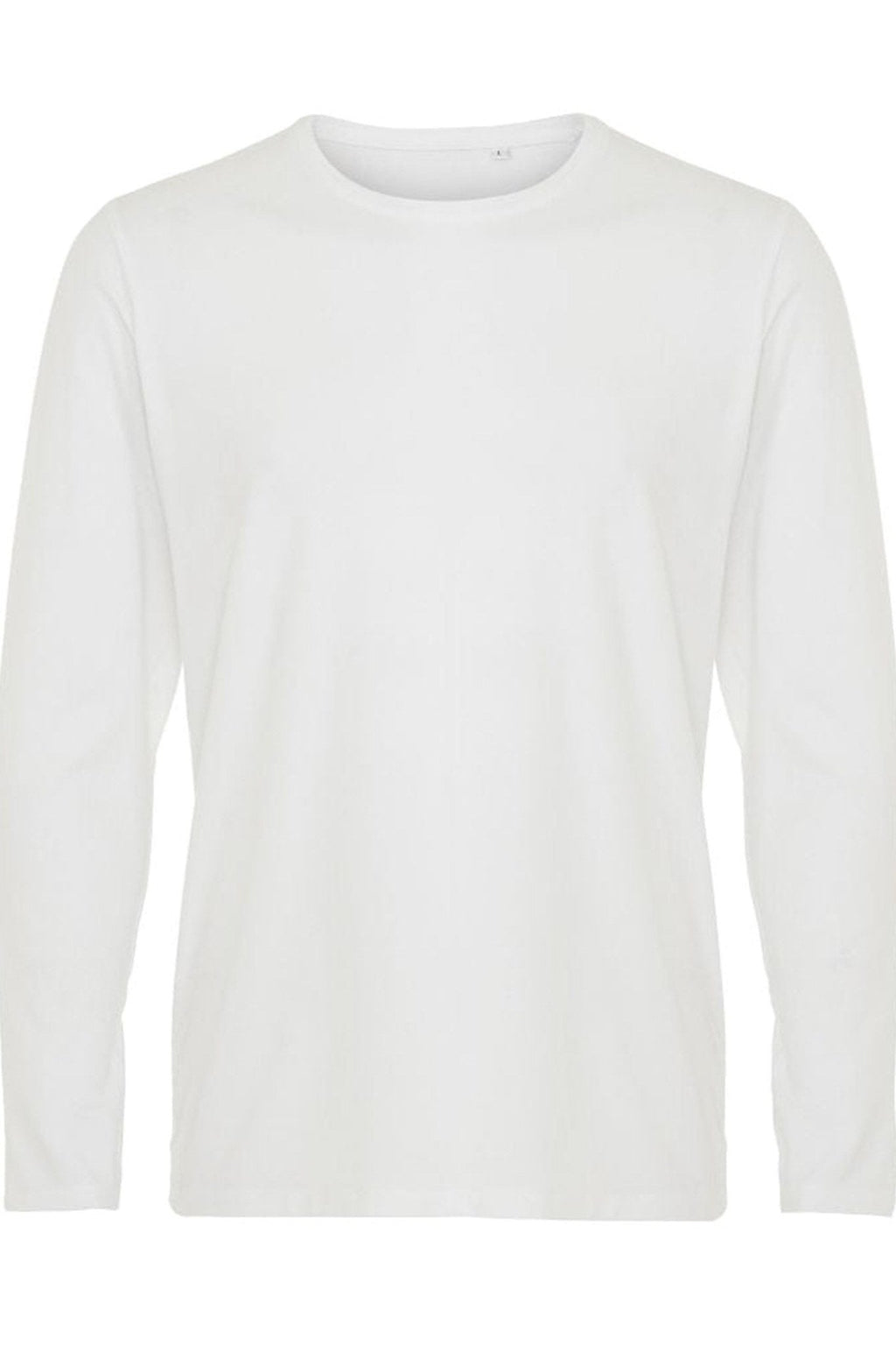 Langærmet Muscle T-shirt - Hvid