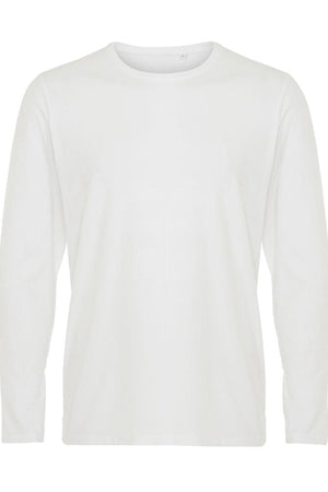 Langærmet Muscle T-shirt - Hvid