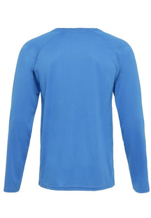 Langærmet Trænings T-shirt - Blå