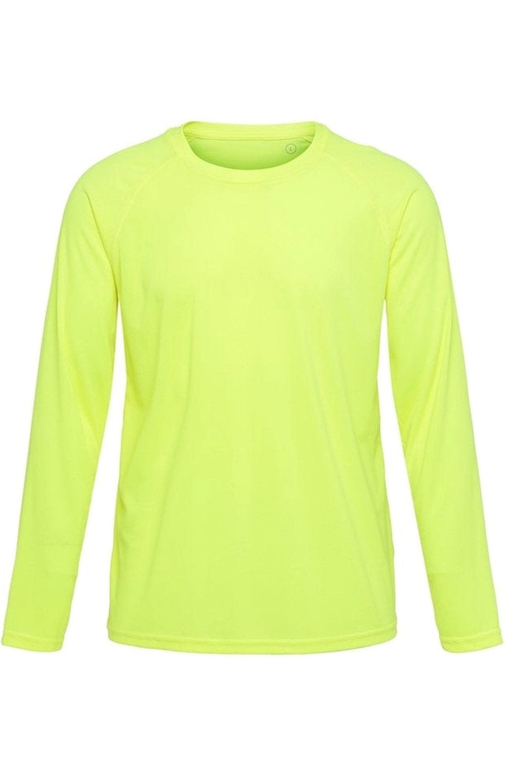 Langærmet Trænings T-shirt - Neon Gul