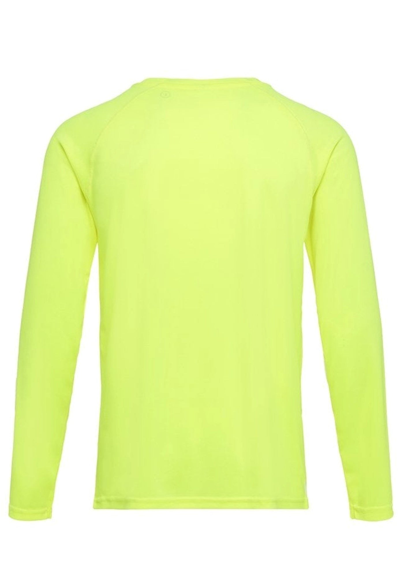 Langærmet Trænings T-shirt - Neon Gul - TeeShoppen - Gul 2