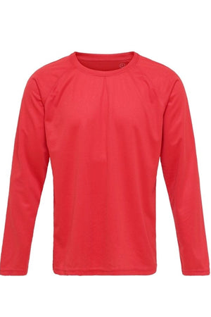 Langærmet Trænings T-shirt - Rød