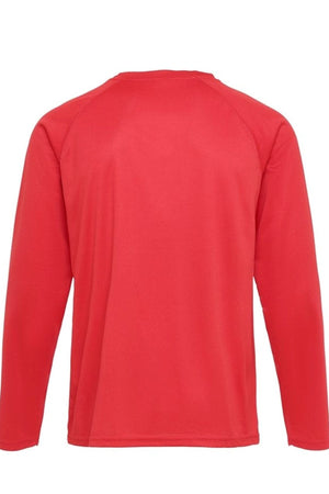 Langærmet Trænings T-shirt - Rød