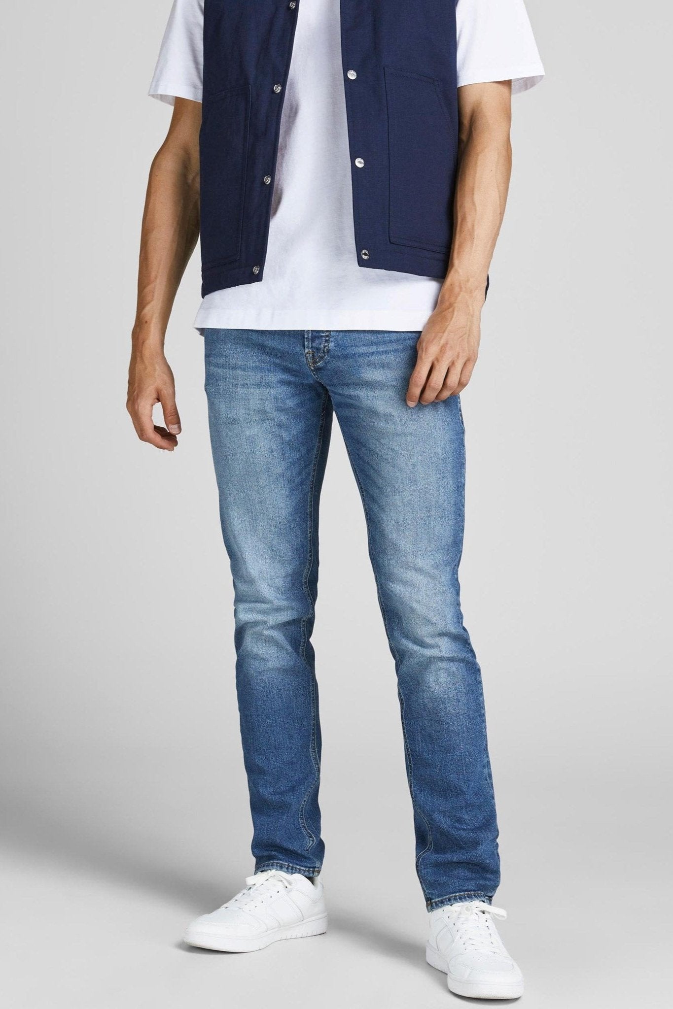 Liam Original Jeans 405 - Blue Denim - Jack & Jones - Blå 2