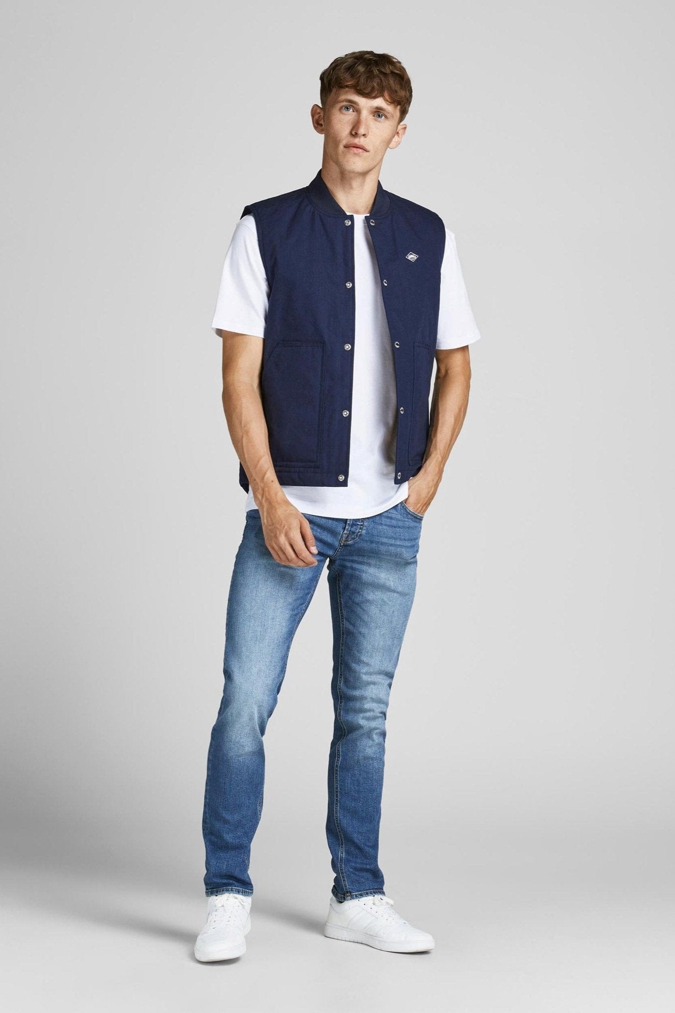 Liam Original Jeans 405 - Blue Denim - Jack & Jones - Blå 5