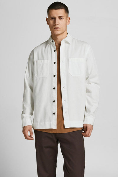 Logan Linned Skjorte - Hvid - Jack & Jones - Hvid